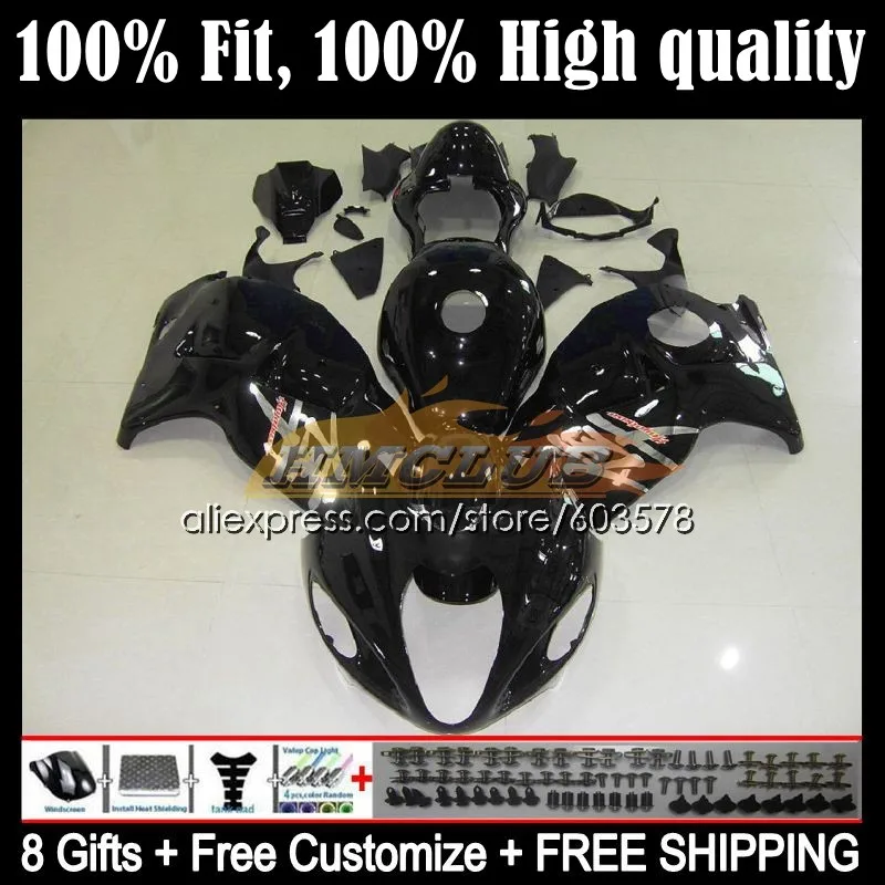

Инъекция для SUZUKI GSXR1300 Hayabusa 2008 2009 2010 2011 2012 21CL.218 глянцевый черный GSXR 2013 CC 14 15 16 17 18 19 обтекатель
