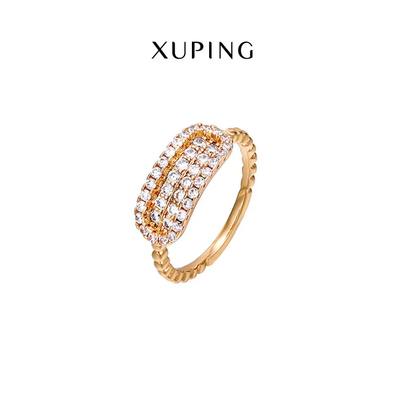 

Xuping, модные ювелирные изделия, шикарное женское кольцо с эффектом ветра, 18K позолоченное кольцо от производителя, оптовая продажа