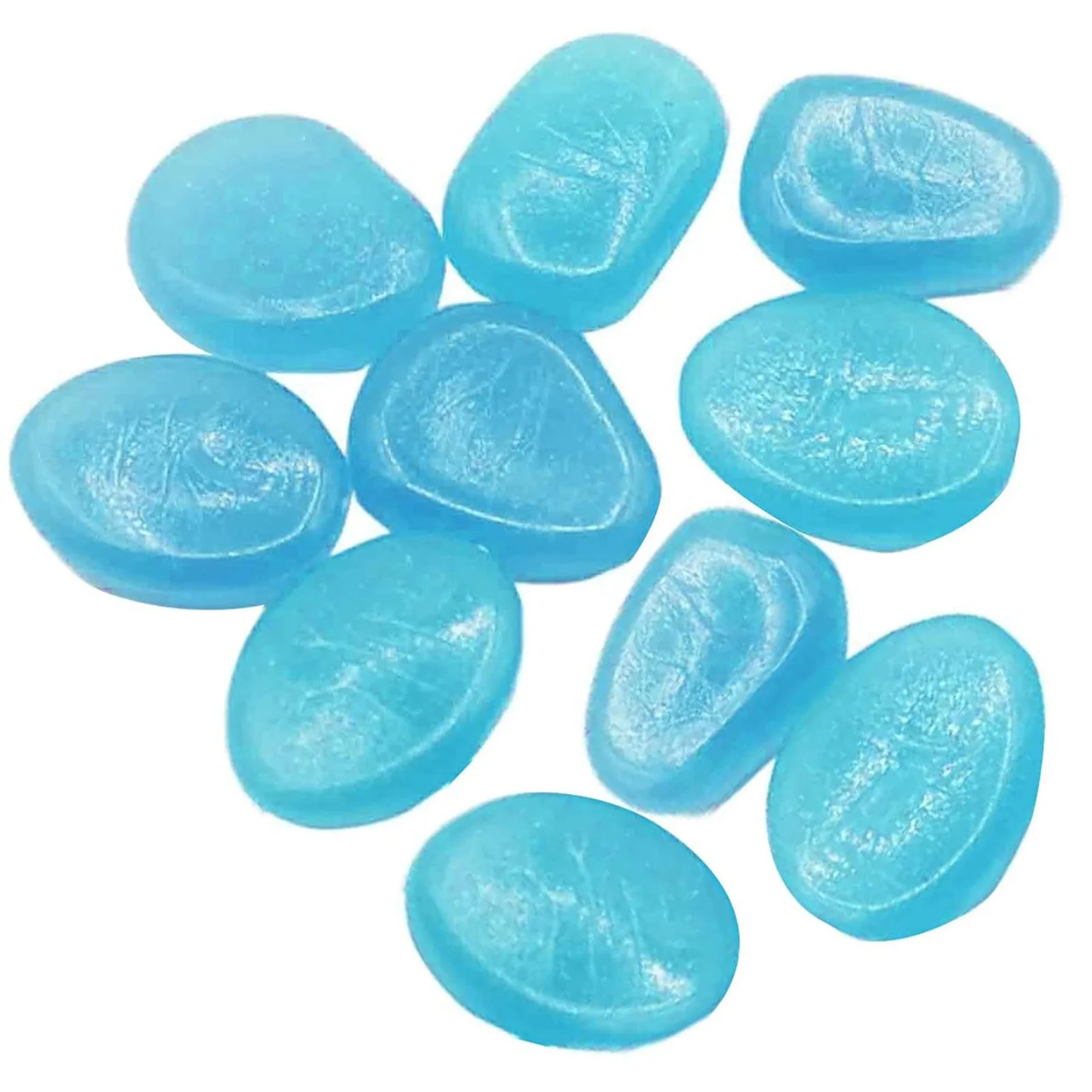 100 шт. светящийся камень 20-30 мм искусственная смола декоративная маленькая галька