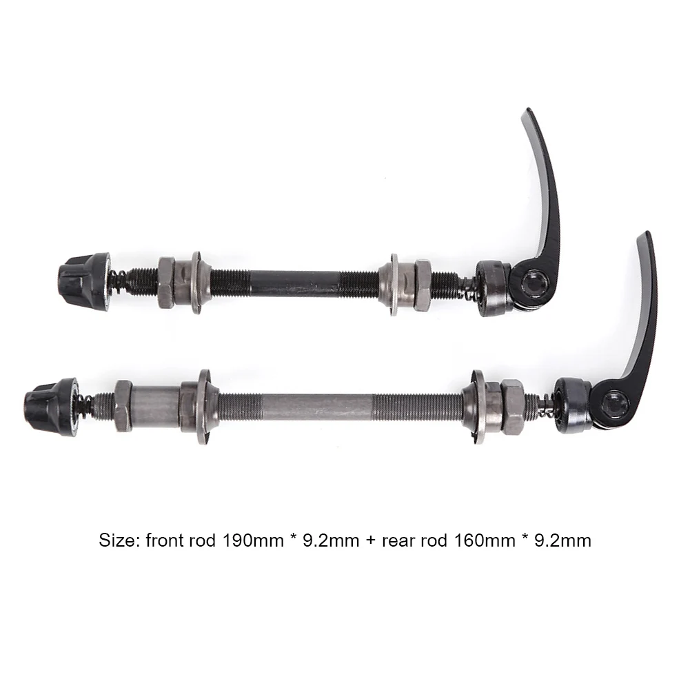 

Bicycle Wheel Hub Skewers Front Rear QR Quick Release Skewers MTB Road Bike Clip Lever Axle 100mm Front + 135mm Rear