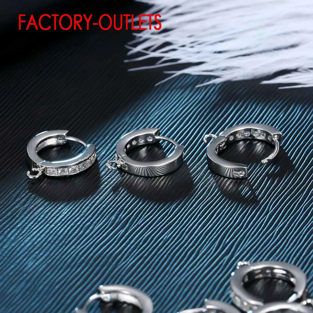 Большая распродажа серьги из стерлингового серебра 925 пробы в виде сверкающих