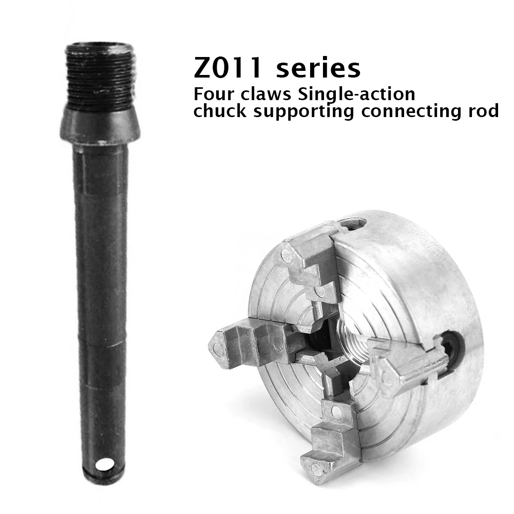 

There/Four Jaw Lathe Chuck 104mm M12 Safety Self Centering Chuck Connecting Rod for Household Metal Easily Handle Parts