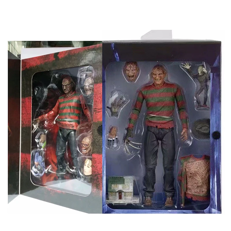 NECA Freddy Krueger A &quotКошмар на улице Вязов&quot The Dream Master Ver. ПВХ экшн-Фигурки игрушки