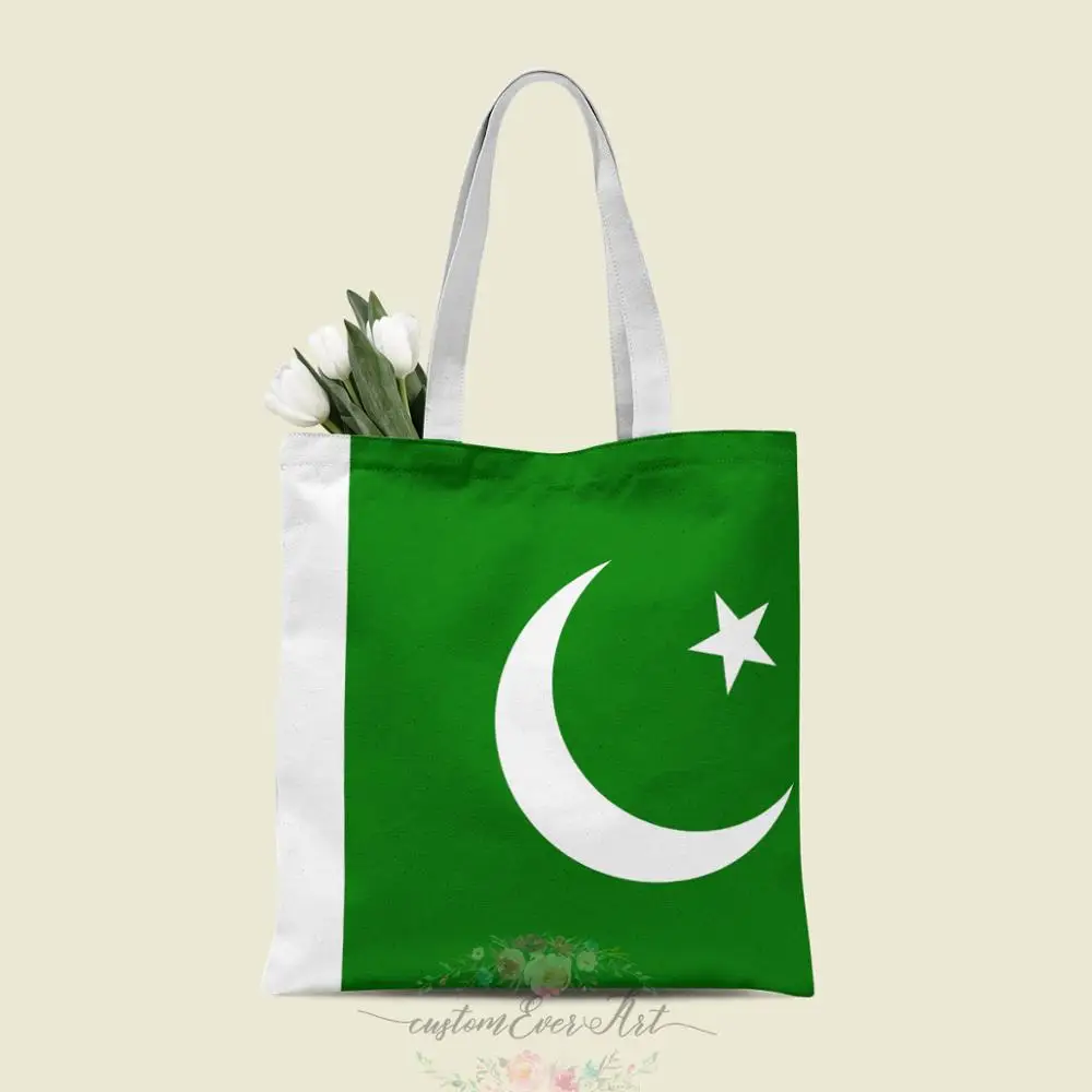 

Pakistan tote bag custom canvas tote bags for women for teacher Birthday Bags Gift Bag personalized gifts