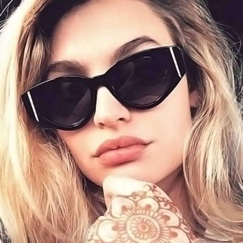 Женские зеркальные солнцезащитные очки Vazrobe Cat Eye Винтажные Солнцезащитные с
