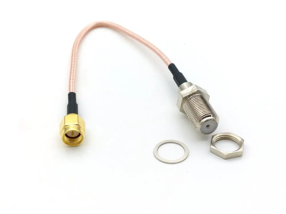 20 шт. F мама гайка перегородка к SMA папа RF Coax RG316 кабель|bulkhead| |