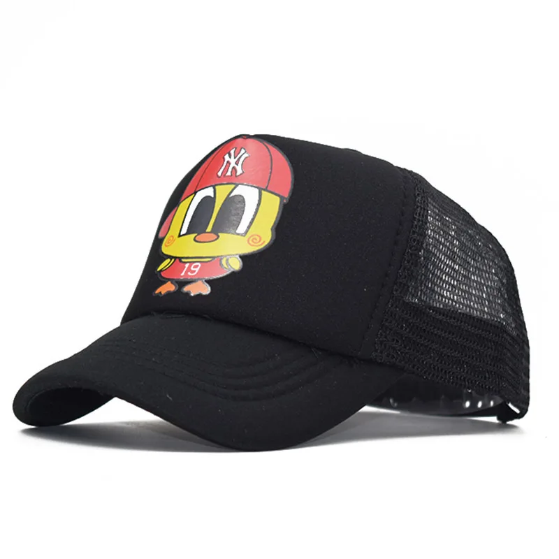 Модные шапки для детей кепка мальчиков и девочек бейсболка с мультяшным рисунком