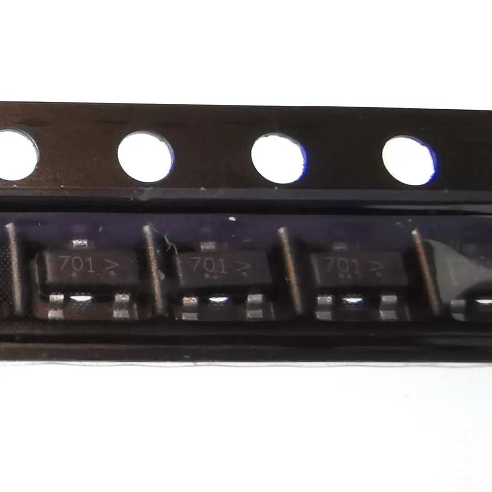 50 шт. 2N7002 новый оригинальный тайваньский MOSFET SOT23 320 мА/60 В 701 7002 2N7002SLT1H | Электронные