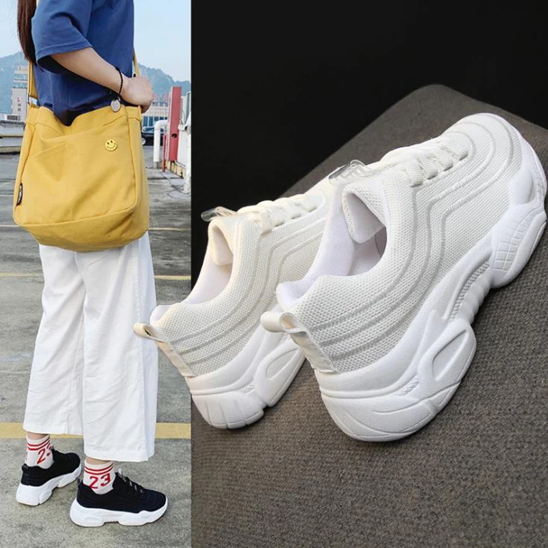 Новинка сезон осень вулканизированные женские модные кроссовки со шнуровкой