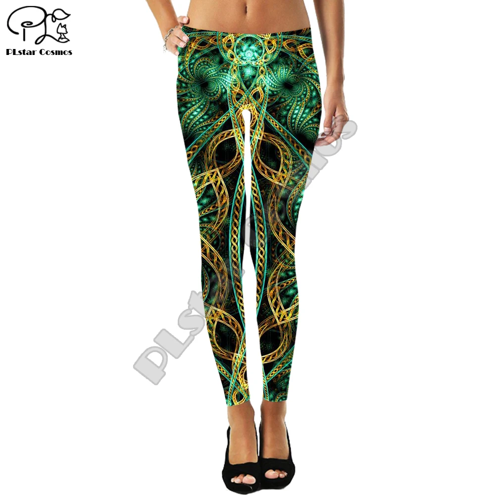 

colorful Leggings Sample Women's food candy fruit Stitching Leggings Digital Print Pants Trousers Stretch Pants Plus Size CO-20