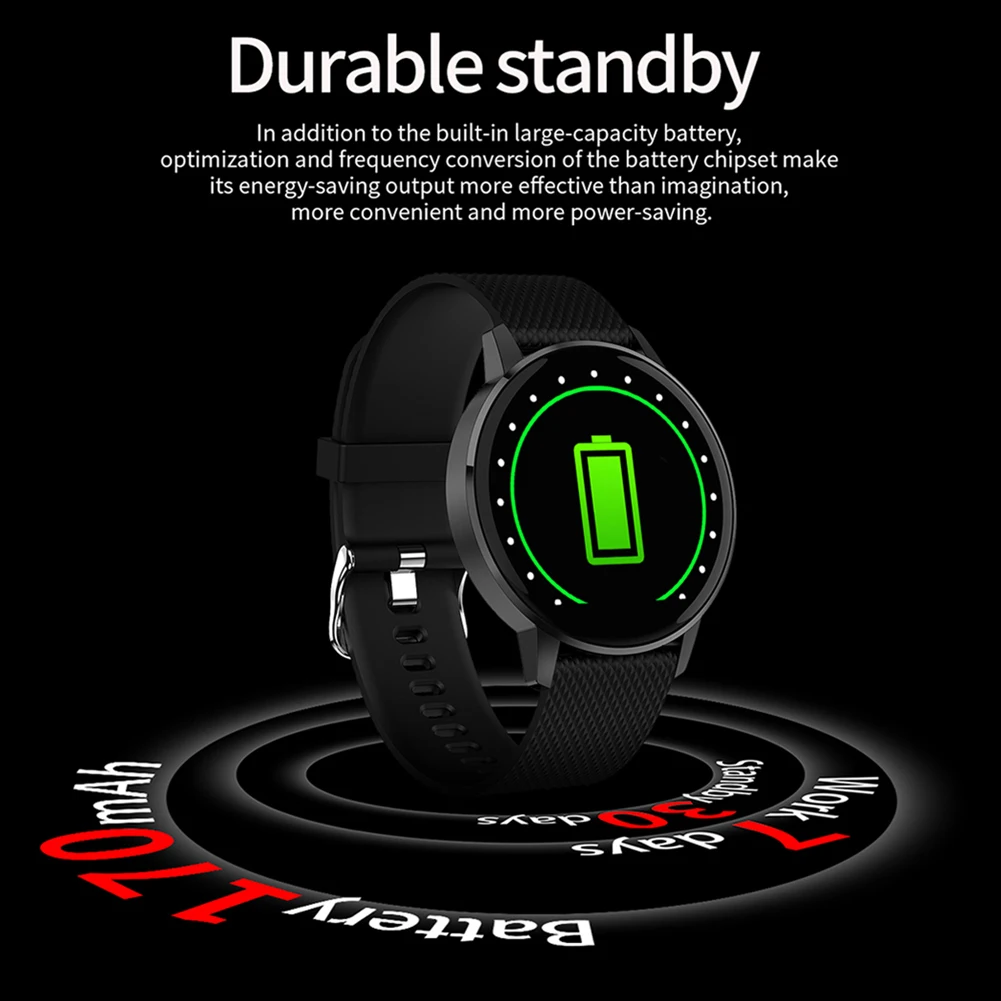 2020 new smart watch For Android Ios step heart rate Smartwatch Girl And Men Watch waterproof sports bracelet Tracker | Электроника