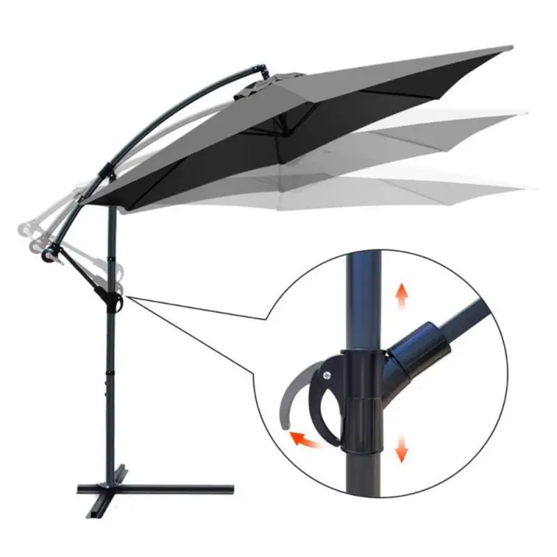

Восьмиугольный водонепроницаемый зонтик с навесом для наружного применения, искусственный Зонт с УФ-защитой, зонт для сада, 250x300 см, HWC
