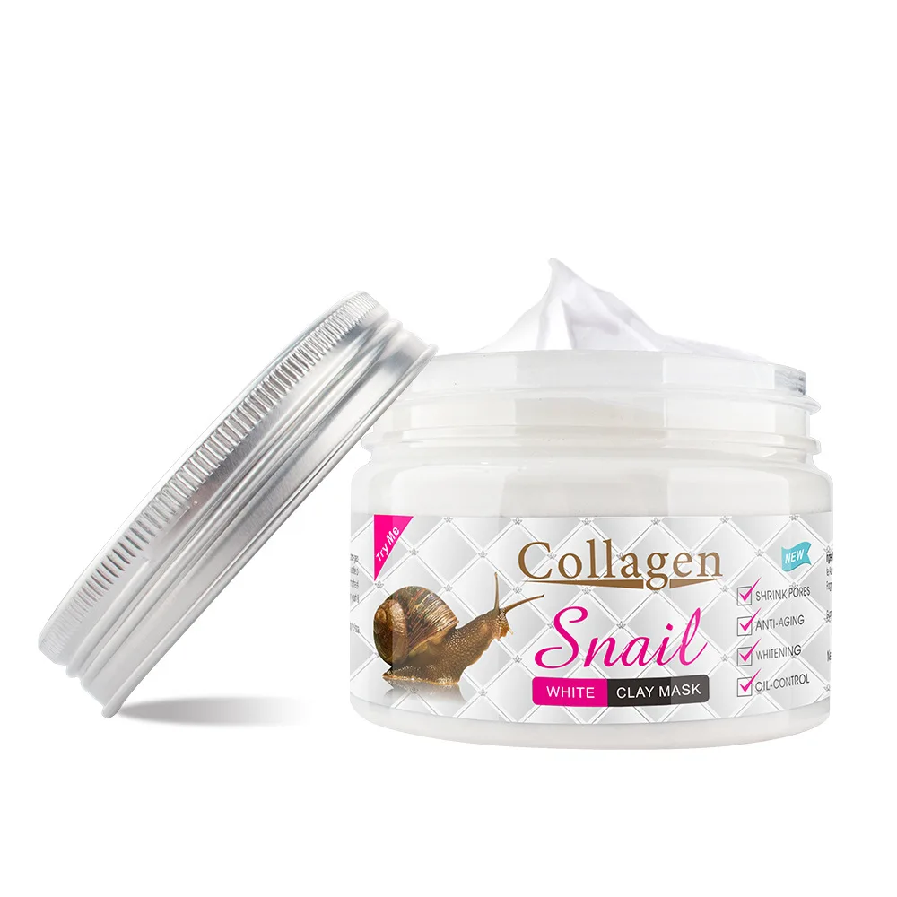 

150ml Snail Collagen Facial Mask Mud Facial Cleansing and Moisturizing Repairing and Moisturizing Skin Facial Mask Cream