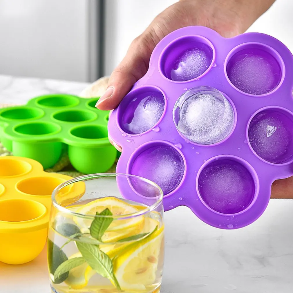 

Силиконовая мини-форма для мороженого, 7 отверстий