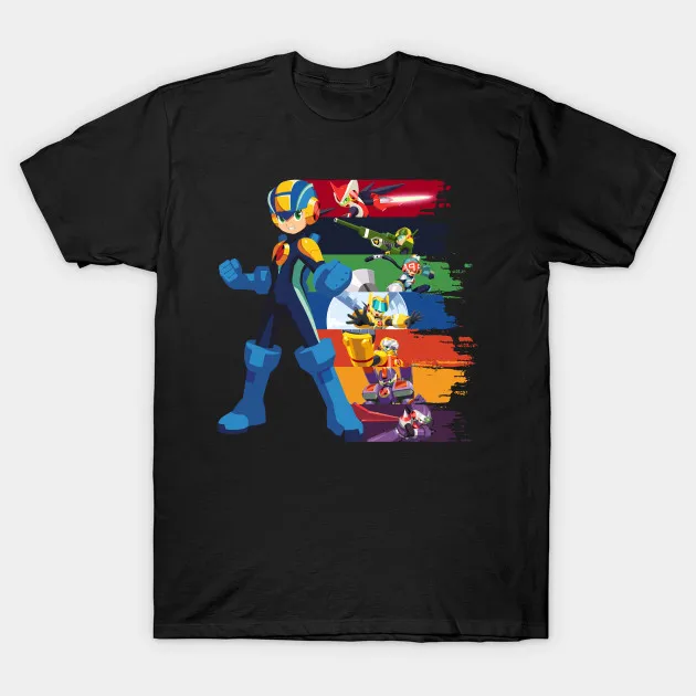 

Men t-shirt Megaman Souls of a Hero V2 tshirt Women t shirt