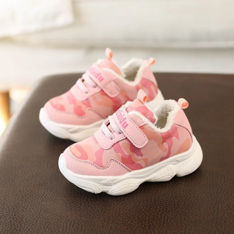Children Girl Shoes Kids Sports For Baby Boys Sneakers Winter Plush Toddler 2019 New Autumn Casual 1 2 3 4 5 6 Year Old | Детская одежда