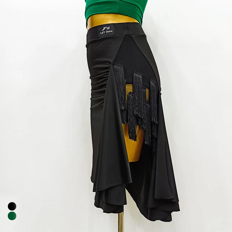 Женские юбки для латиноамериканских танцев женское платье с бахромой
