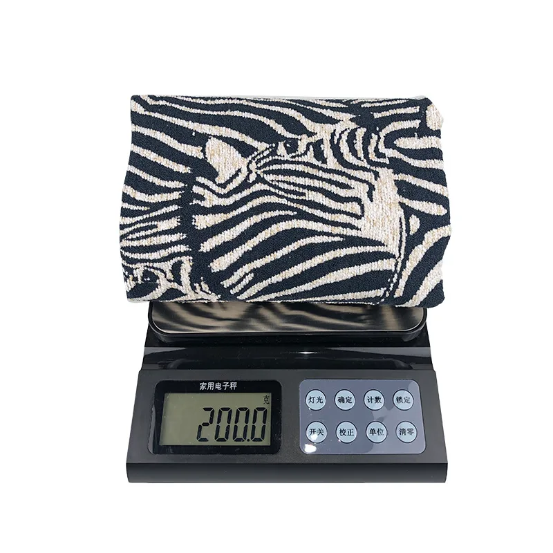 

Bubble Kiss Cushion Cover Black White Chenille Fabric Jacquard Sofa Pillowcase Home Bedroom Bedside Hidden Zipper Backrest Cover