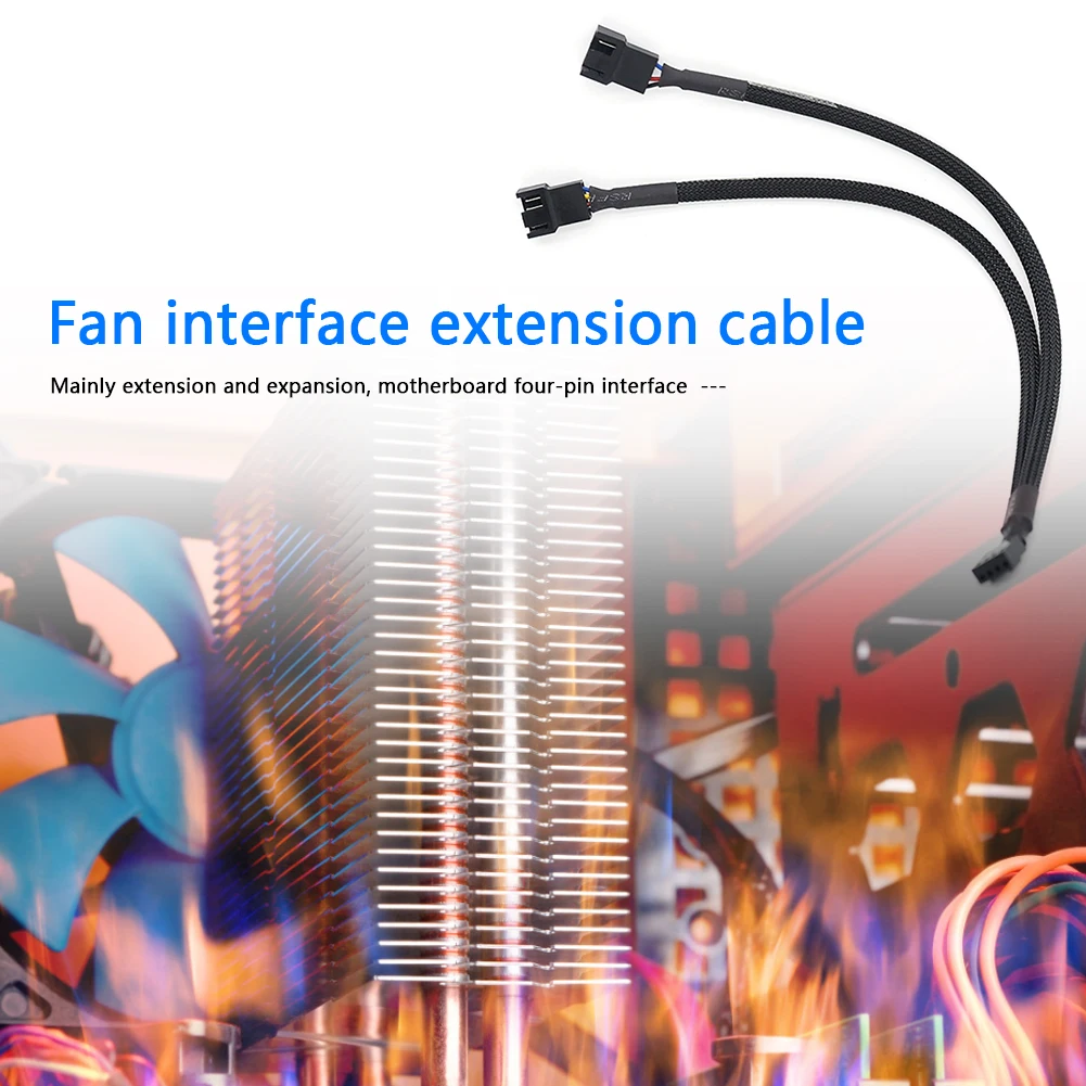 Кабель-разветвитель 4 контакта Y-образный разъем адаптер вентилятора для ЦП ПК