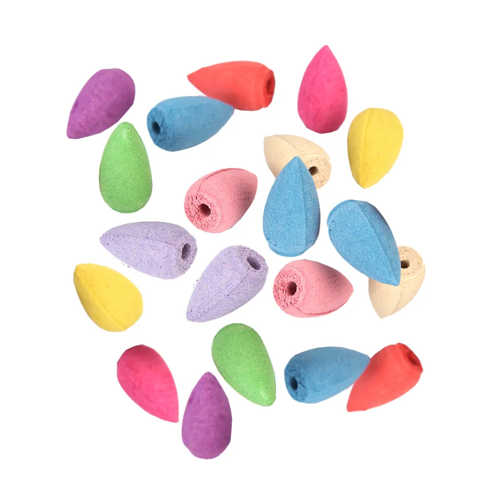 20/50pcs Mixed Backflow Incense Cones Anti-odour Cone Mix Scent Air Purifier Reflux Tower Burner Tea Home Meditation | Дом и сад
