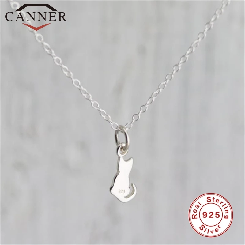 100% Высокое качество серебро 925 пробы кулон в виде животного ожерелье для женщин