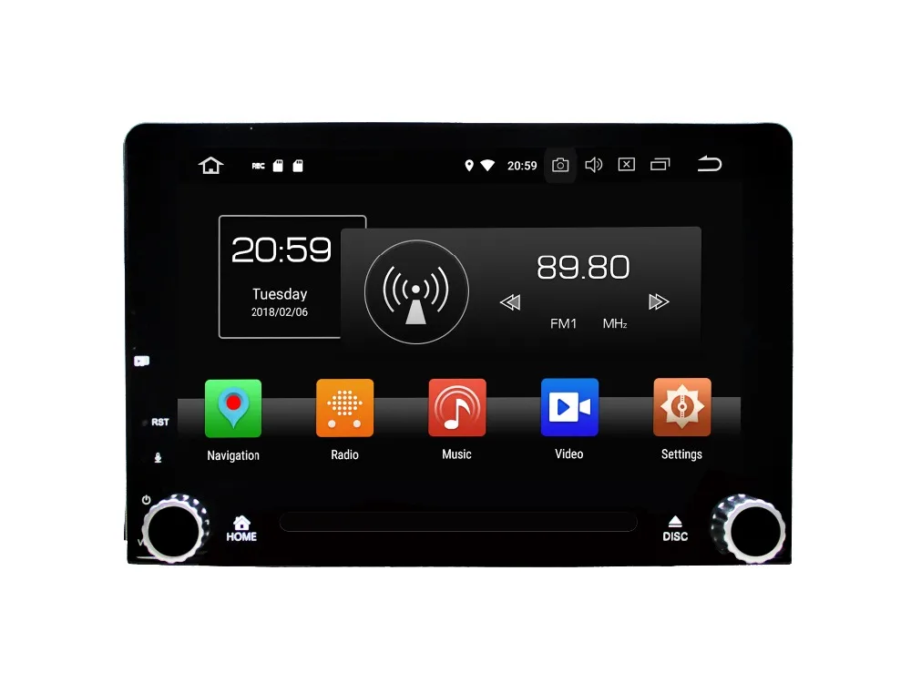 9 дюймовый автомобильный DVD плеер с восьмиядерным процессором GPS Android 0 для KIA RIO 2017
