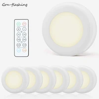dimmable led under cabinet light portable night light with controller cabinet lamp for bedroom wardrobe kitchen hallway lighting