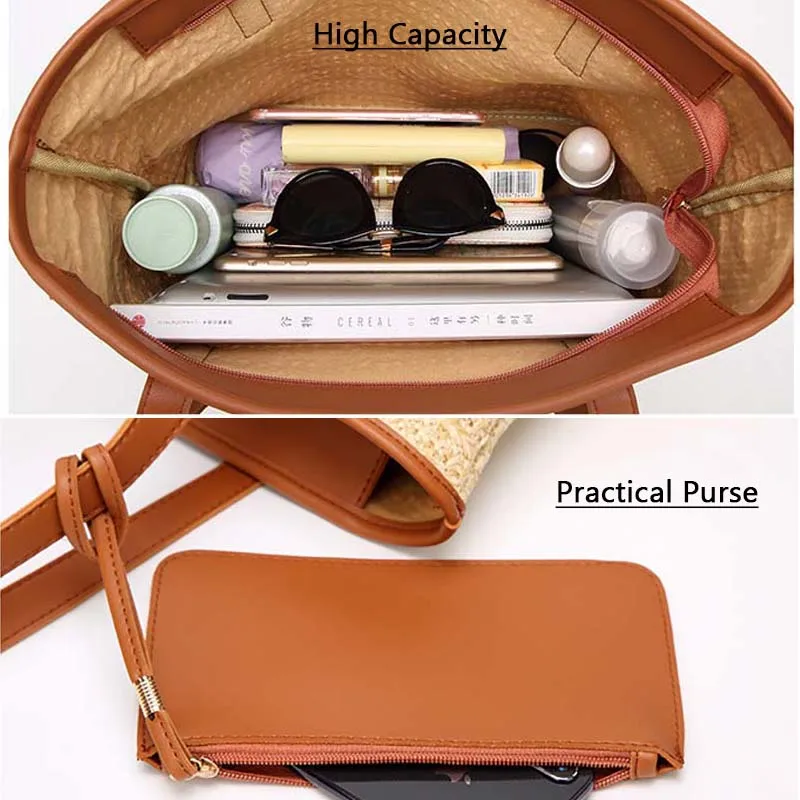 Wahyah Ротанговые сумки дизайнерские женские сумочки Плетеная соломенная сумка