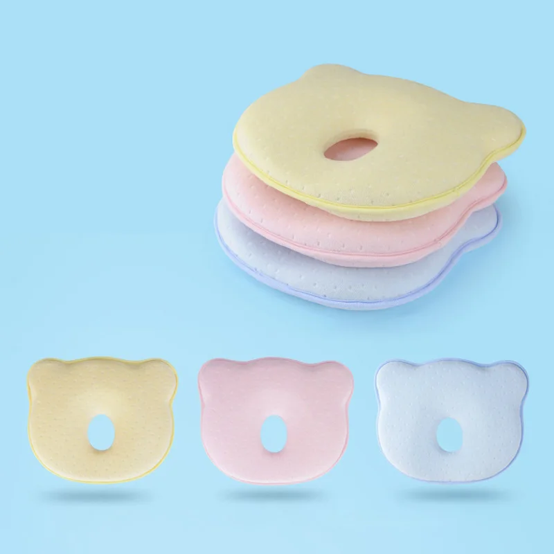 Memory Foam детские подушки дышащие детские подушки определенной формы для предотвращения плоской головы эргономичная подушка для новорожденного almofada infantil 0~ 12 м