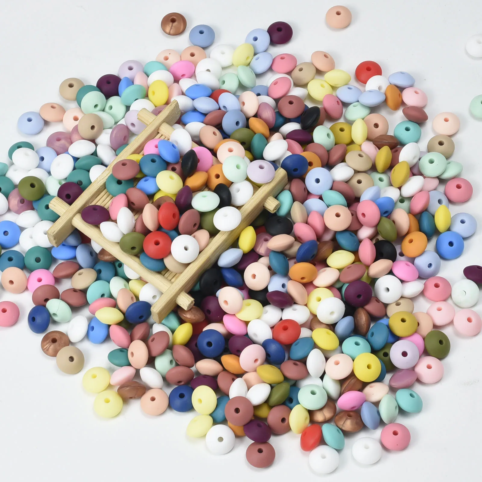 100 шт. силиконовые бусины для прорезывания зубов 12 мм |