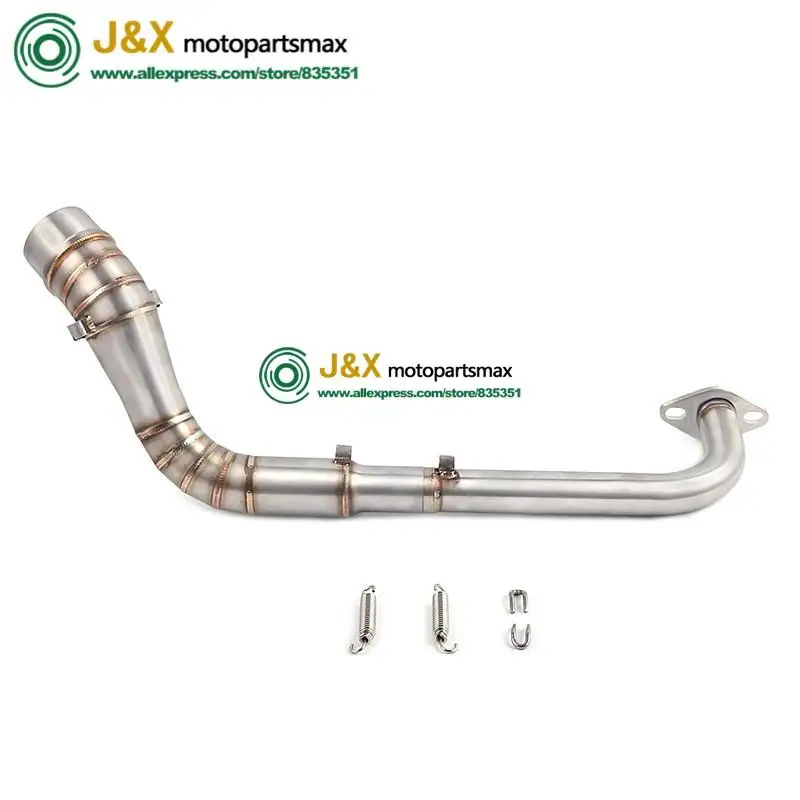 

For yamaha NMAX155 NMAX 155 2015-2017 Modified Front Middle Link Pipe Scooter Exhaust Muffler Escape Full System Slip On