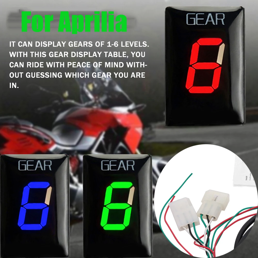 

Motorcycle Speed Gear Indicator For Aprilia RS 125 ETV1000 Caponord ETV 1000 SL1000 SL 1000 Falco 1000 Tuono Gear Display Meter