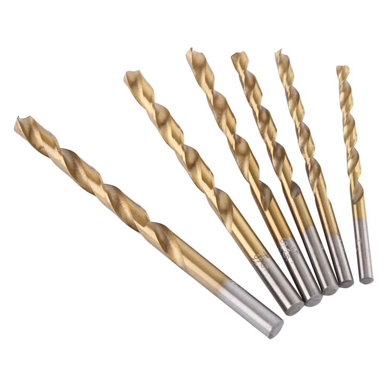 

19 Pcs HSS Drill Bit Set 1mm-10mm Quality German Tools & 15Pcs Full Carbon Steel Hex Shank Spade Flat Wood Drill Bit Set
