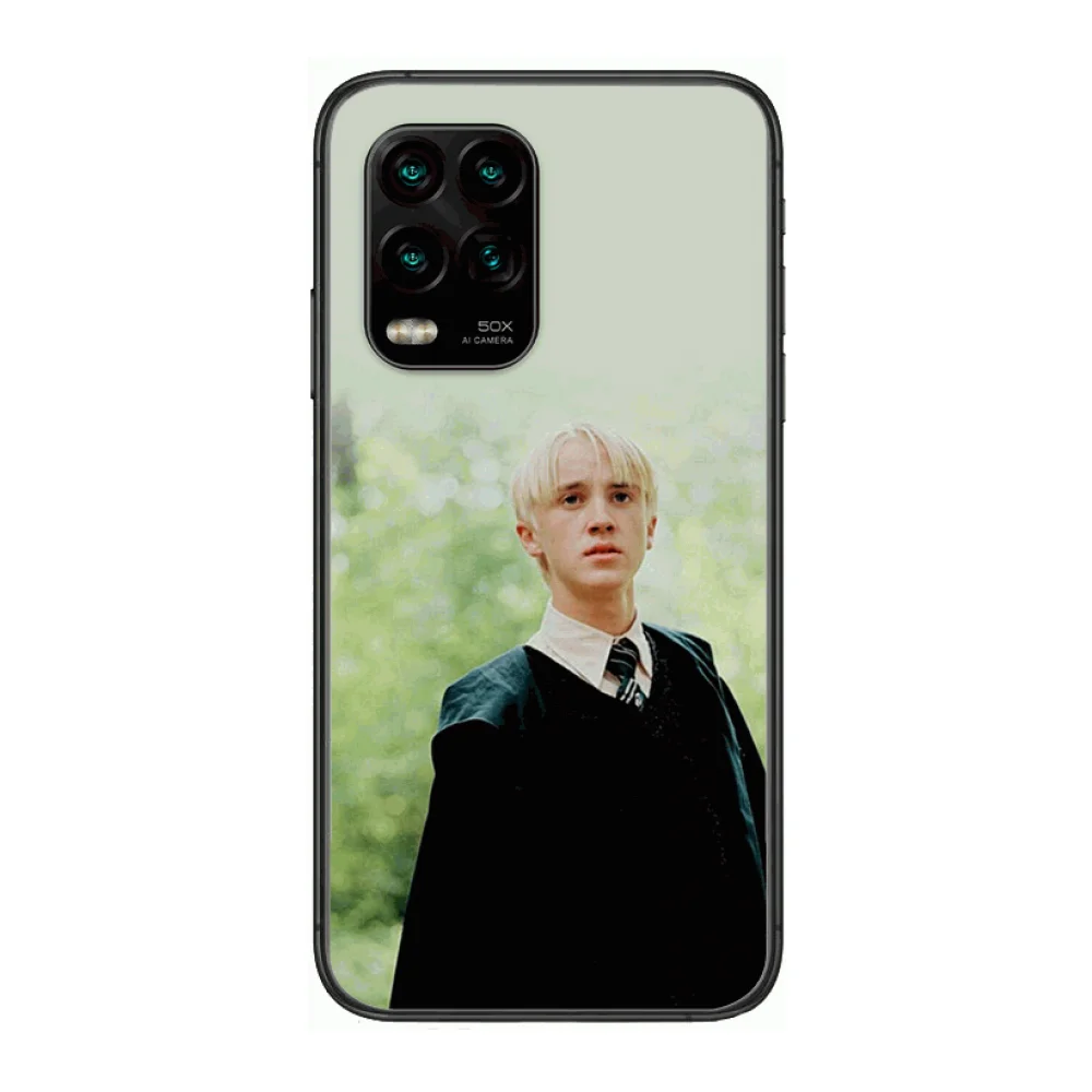 

Draco Malfoy potter Phone Case For xiaomi Redmi Note 9S 8 7 6 5 A Pro T Anime Black Cover Silicone Back Pretty senior