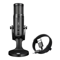 led condenser microphone for computer usb pc microphone mic stand pop filter to gaming streaming podcasting recording headphone