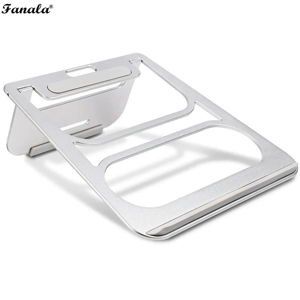 US в наличии портативный алюминиевый вентилируемый эргономичный стояк Подставка