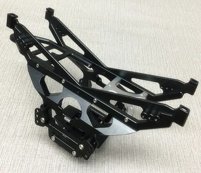 

1Set Aluminum Alloy KIT Frame 240*107*100mm Mini Car Frame W Receiving Box+Battery Fixing Bracket for RC Cars Upgrade Parts