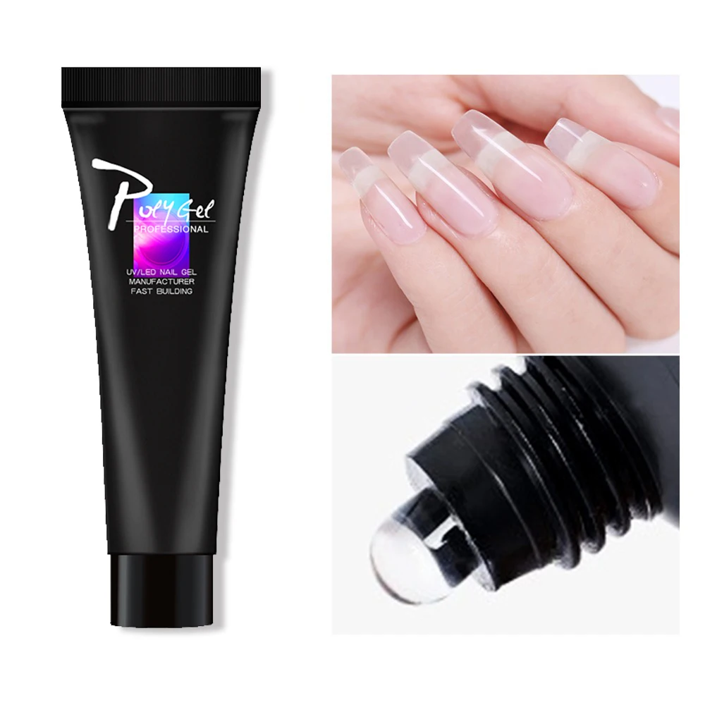 Полигель LAKIMU УФ для быстрого наращивания ногтей стойкий акриловый удлинитель