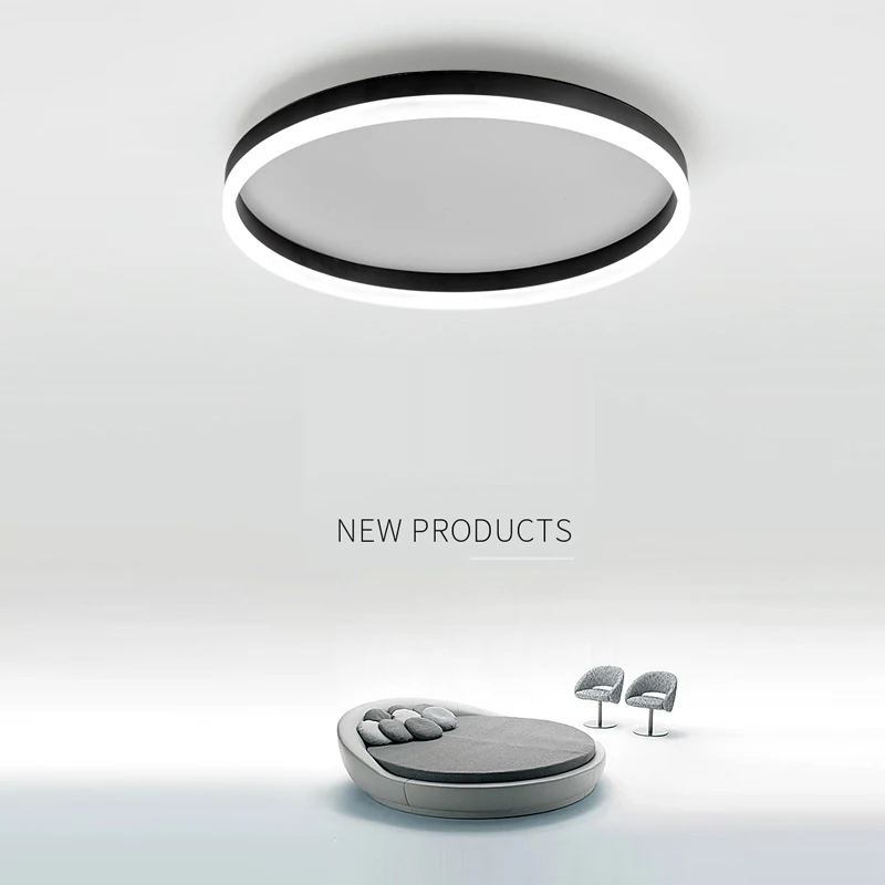 Минималистский светодиодный потолочный светильник лампа для гостиной спальни