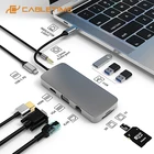 Кабель-концентратор Usb C 10 в 1 Usb 3,0 концентратор 5 Гбитс Hdmi адаптер 4K Vga Rj45 1000 Мбитс док-станция для ноутбука Macbook Pro H04