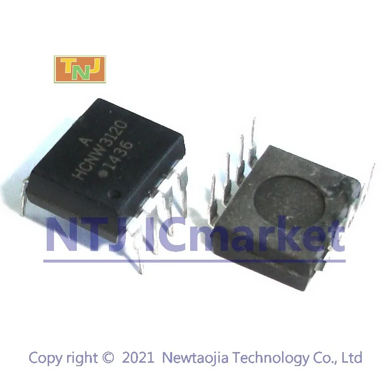 10 шт. HCNW3120 DIP8 HCNW 3120 2.0Amp Выход тока IGBT привод ворот оптопара | Электронные