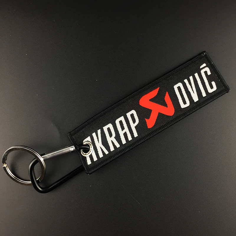 Тканевый брелок с ручной вышивкой пряжкой из сплава для мотоцикла RE Royal