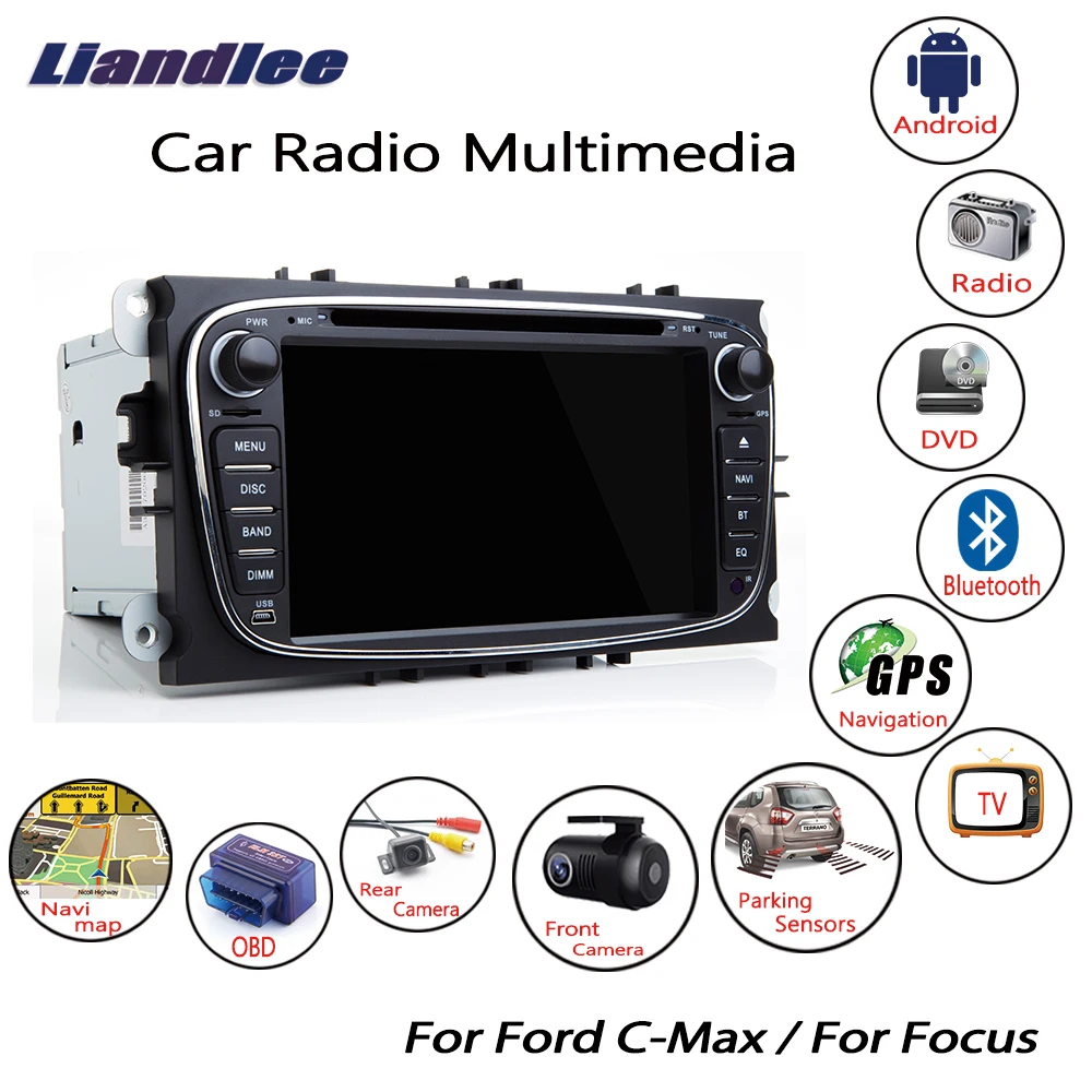 Фото Liandlee для Ford C Max / Focus 2008 ~ 2011 Android Автомагнитола CD DVD плеер GPS навигация карты камера