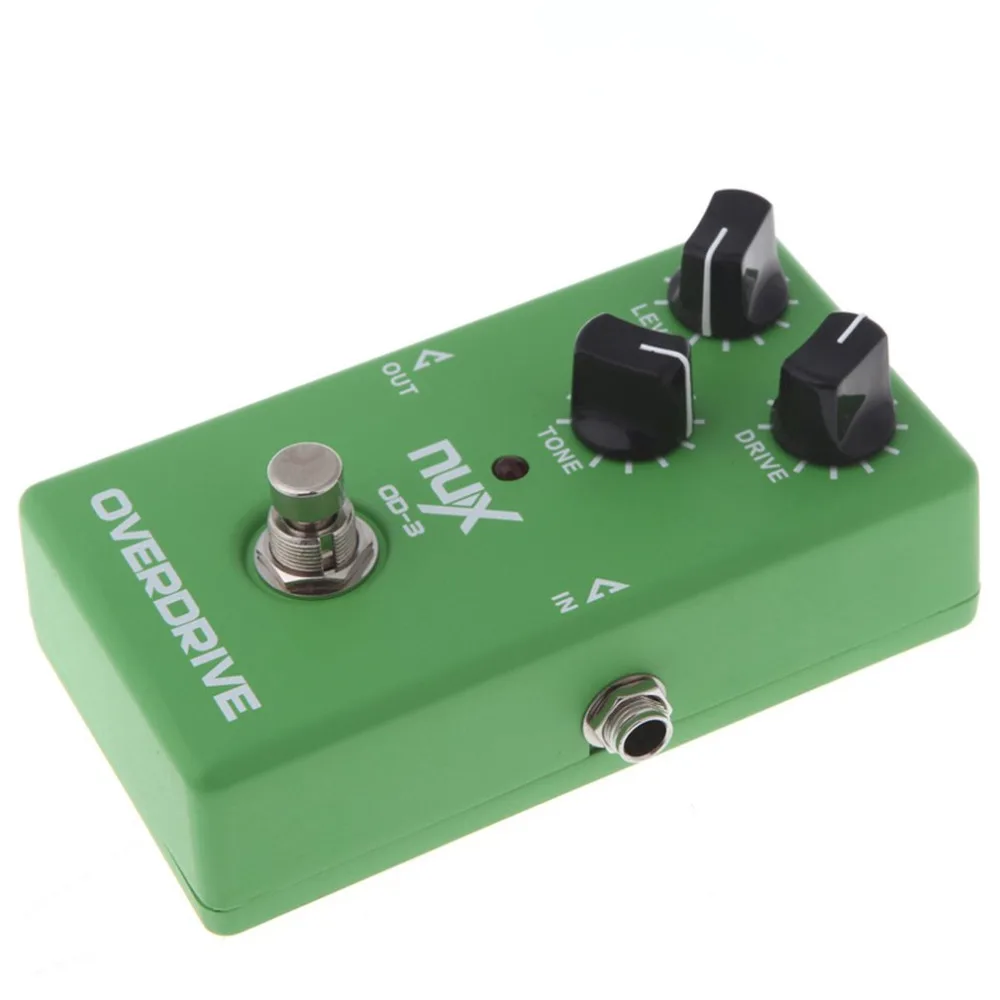 nux od 3 overdrive elektrische gitarre effekt pedal true bypass warm rohr natürliche overdrive sound gitarre pedal hohe qualität dropship fr