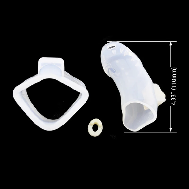 Прозрачные силиконовые шипы последнего дизайна 3 размера Мужской Пояс верности