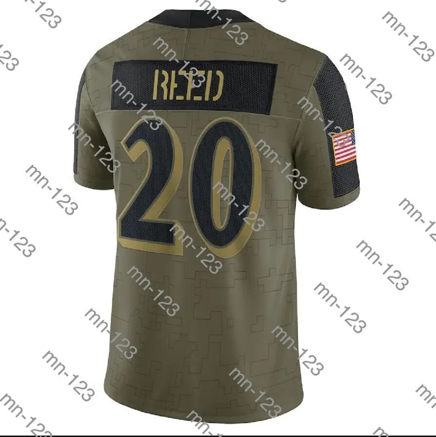 

Stitch Men Ed Reed 2021 Salute To Service Limited Baltimore Jersey