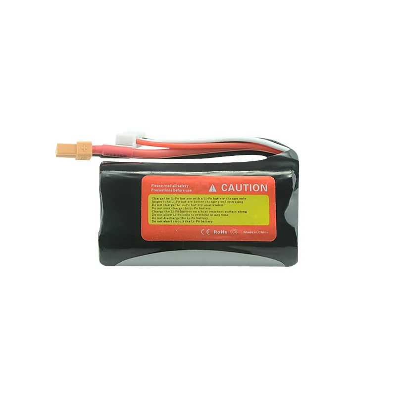 7 4 V 2000mAh Li-po батарея с штепсельной вилкой XT30 для Huina 580 550 582 583 RC экскаватор