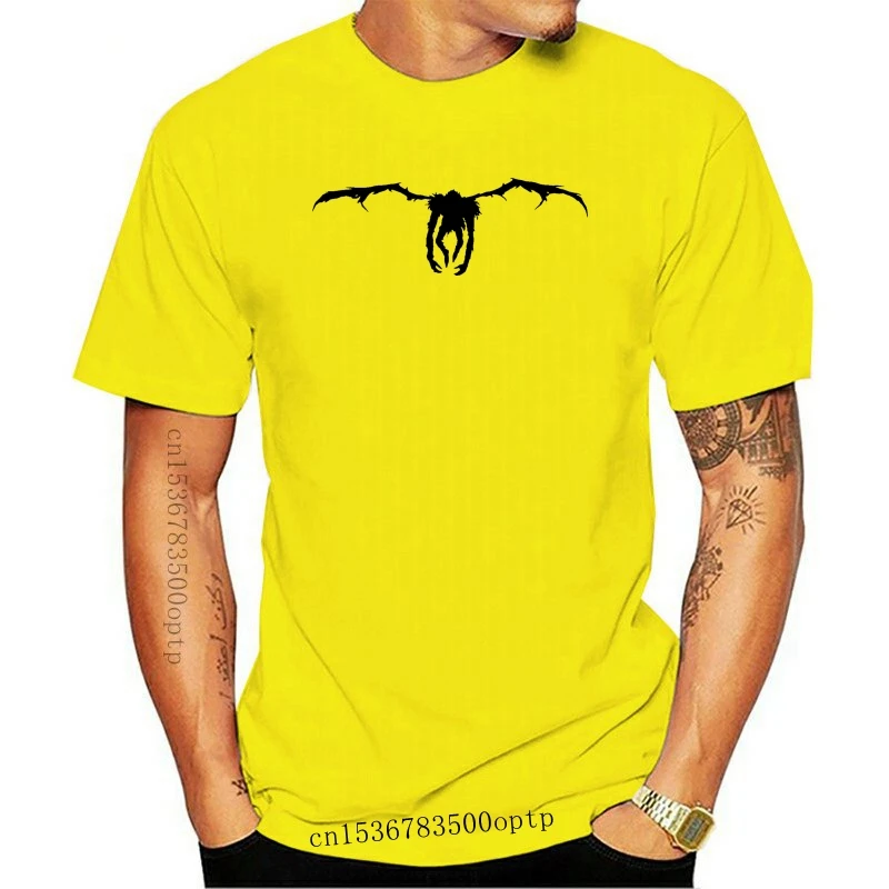 

New Death Note Ryuk Tshirt Men Custom Personalized T-Shirt 100% Breathable Cotton Fabric Clothes Sweatshirt Horror Movie T Shirt