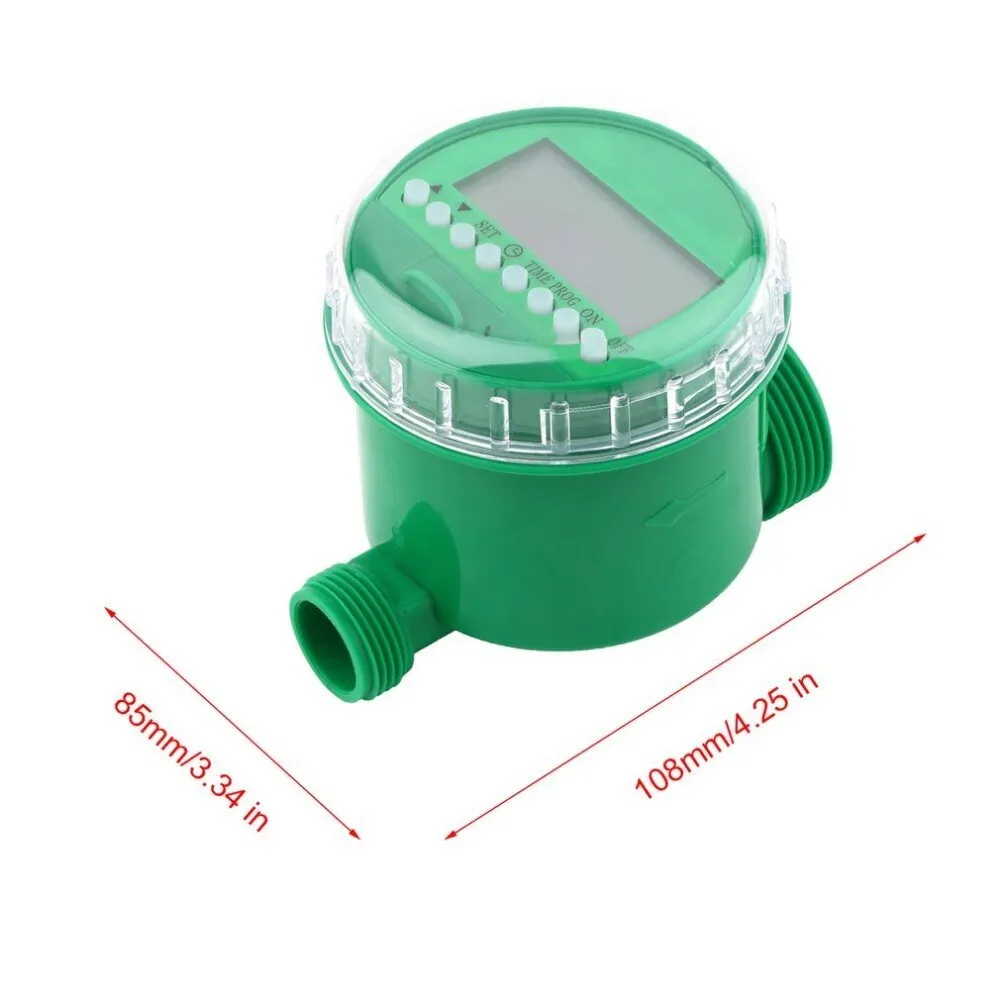 

Water Timer Garden Irrigation Controller 5548-16 Set Water Programs Automatic Electronic Solenoid valver Watering System