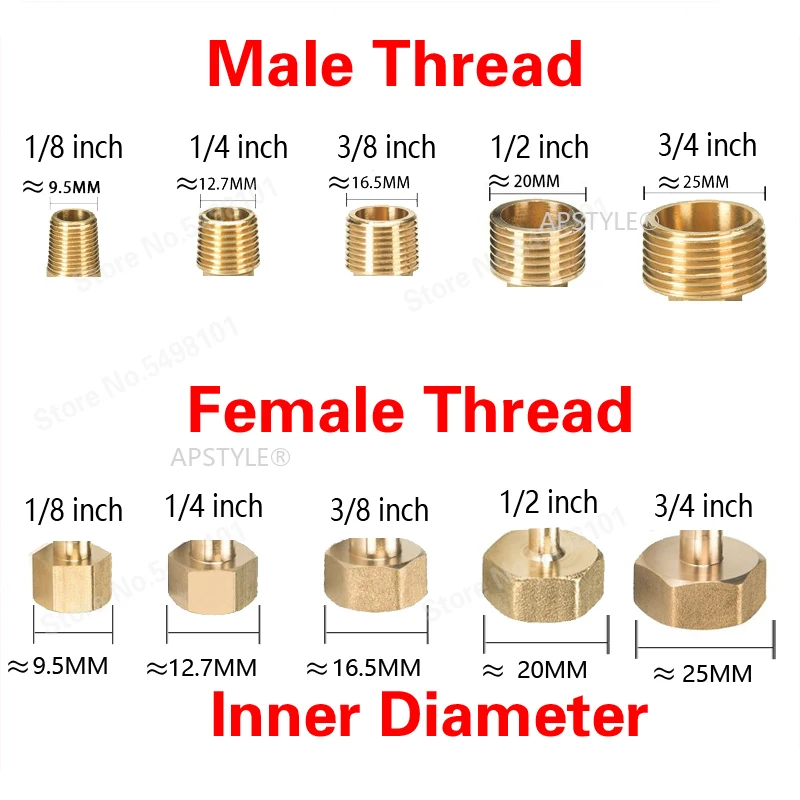 APS Тройник Типа BSP латунный тройник с наружной и резьбой 3 способа 1/8 1/4 3/8 1/2 дюйма